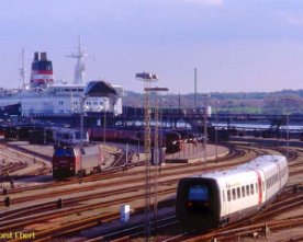 097328_ny Wenige Tage nach dem 28.05.1997 endete der Fährbetrieb über den Großen Belt, als die feste Querung in Betrieb genommen und der Fährbahnhof...